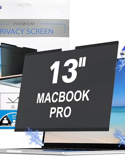 Strong Magnetic Privacy Screen Compatible with MacBook Pro 13 inch 2016-2022 M1,M2 Macbook Air 13 inch 2018-2021 M1 A1706 A1708 Upgraded Removable Screen Protector for Mac 13 Privacy Filter Anti Glare