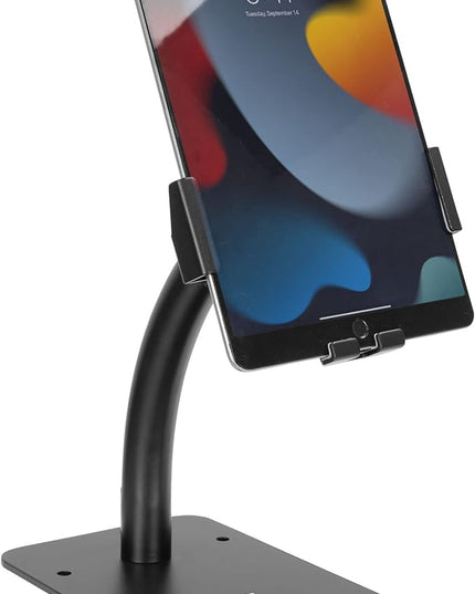 Mount-It! Anti-Theft Tablet Kiosk Countertop Stand | Universal Fit Retail Tablet Stand Compatible with 7.9" to 11" iPad and Samsung Tablets | Retail Kiosk, Black