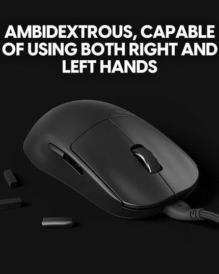Pulsar Gaming Gears X2A Wired Gaming Mouse, Ultra Lightweight, Optical Switch, 26000 DPI, Motion Sync, PAW3395 Sensor (Medium, Wired, Black)