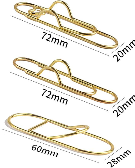 Paperclip Pen Holder, Heart Shaped Metal Pen Clip, 30/60PCS Paper Clips, Metal Pe𝐧 Holder Clips for Notebook, Reusable, Steel Paperclip (Heart-Shaped,30pcs)