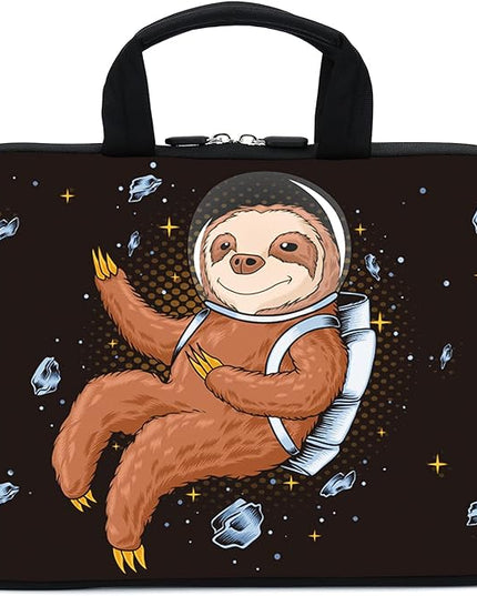 AMARY Laptop Sleeves 11.6" 12" Laptop Handle Bag Neoprene Notebook Carrying Pouch Chromebook Sleeves case Ultrabook Case Tablet Cover Fit Apple MacBook Air HP DELL Lenovo Asus (Sloth-1)