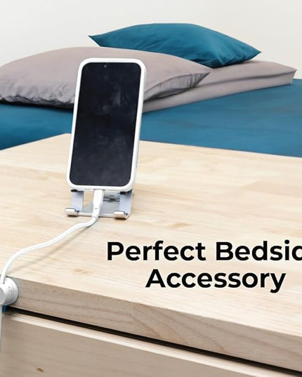 BLACK+DECKER Magnetic Cord Organizer Holder, 6 Pack Magnetic Cable Clips, Under Desk Cable Management, Strong Adhesive Cord Holder for Nightstand Kitchen Appliances Car Wall Office (White)