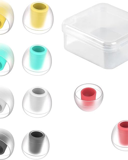 5 Pairs KBEAR 07 Ear Tips, KINBOOFI KZ ZS10 PRO Silicone IEM Eartips Earbuds for KZ ZST ZS10 PRO X AS10 AS24 ZSN ZSN PRO X ZSN PRO ZS10 PRO2 TANGZU WAN'ER CCZ DC02 DC01-PRO Wired Headphone（S/M/L）