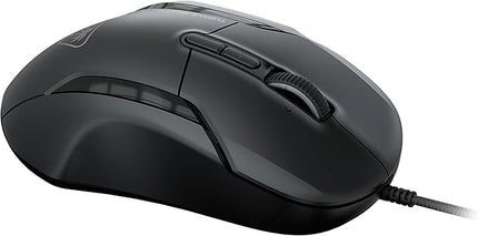 Turtle Beach Kone II Wired RGB Gaming Mouse, 26000 DPI Optical Sensor, 100M Click Life Optical Switches, 23 Customizable Inputs, Ergonomic Design, 4D Scroll Wheel, Pure PTFE Glides - Ash Black