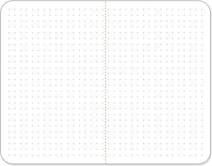 20 Pack Dot Grid Small Pocket Notebook Journals Bulk with Thick Dotted Paper, 60 Pages, 5.5x3.5 inch, A6 Size, Kraft Cover, Diary Writing Sketchbook Subject Notebooks Planner