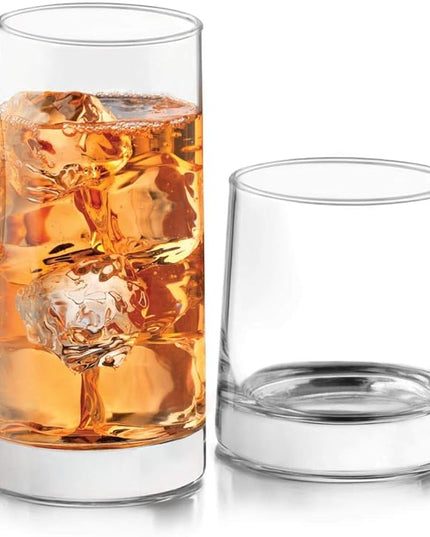 Libbey Cabos 16-Piece Tumbler and Rocks Glass Set