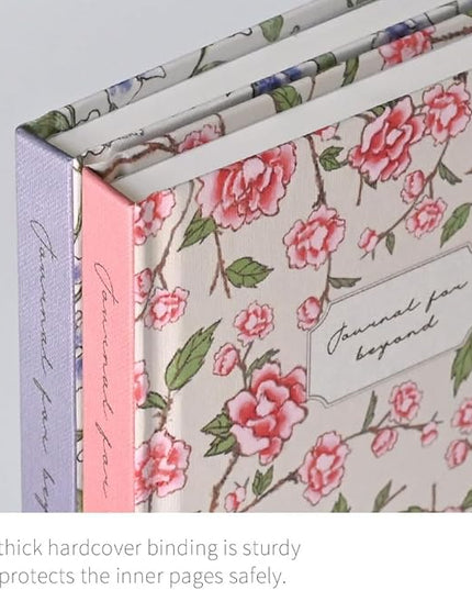Monolike Journal For Beyond Minhwa Hardcover Lined Notebook, Peony - Hardcover, Academic, Journal, Diary, 192pages