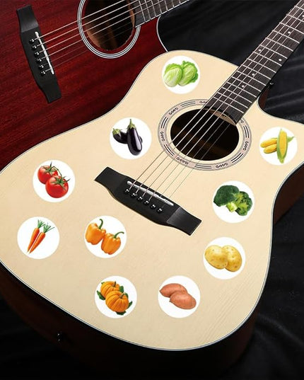500 Pcs Funny Vegetable Stickers Roll, 10 Styles Cartoon Cute Vegetable Stickers for Teens, Waterproof Vinyl Stickers for Journal Scrapbook, Party Favors Classroom Rewards (500 per Roll)