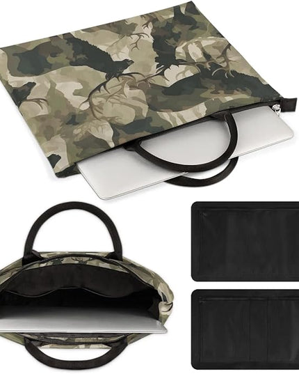 Hsnar 15.6 Laptop Case Briefcase Handbag with Accessory Pocket Slim Laptop Bag Laptop Sleeve
