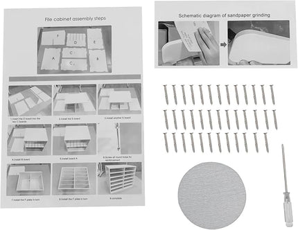 Literature Organizer 27 Slots Compartments Desktop File Sorter Mail Center Paper Storage Cabinet Home & Office Mailbox School Classroom Keepers