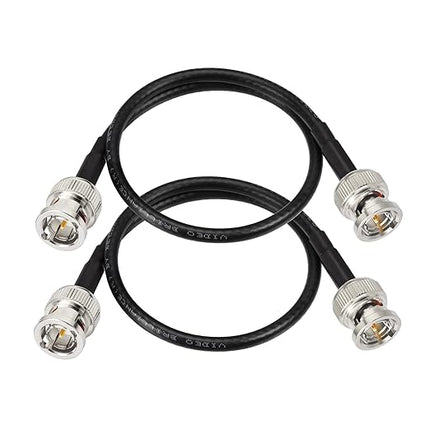 Superbat 3G/6G HD SDI BNC Cable 1ft Thin Short (Belden 1855A) - Supports HD-SDI/3G-SDI/4K/8K Camera Recorder Precision Video (2pcs)