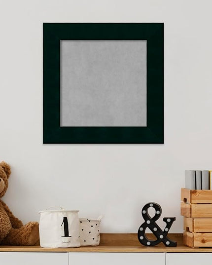 Amanti Art Black Framed Magnetic Board 16x16 X-Small Vision Board for use with Magnets, 100% Metal Sheet to Display Items as Office Decor or for Home Organization in mudroom, Kitchen or Kids Room