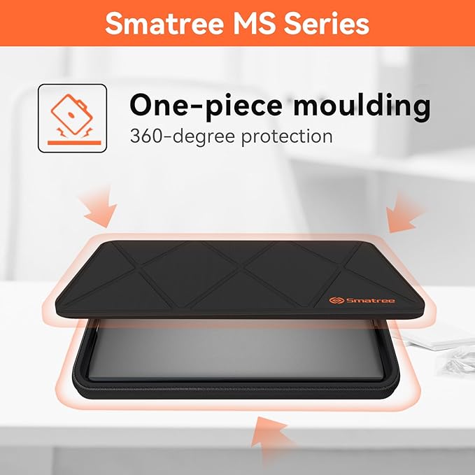 Smatree MS41T Hard EVA Protective Sleeve Case with Stand Compatible for 14 inch HP OmniBook Ultra Flip 2-in-1 Laptop Next Gen AI PC 14t-fh000/Ultra Flip Laptop 14, HP OmniBook 5 Next Gen AI 14