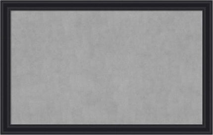 Amanti Art Black Framed Magnetic Board 28x44 Large Vision Board for use with Magnets, 100% Metal Sheet to Display Items as Office Decor or for Home Organization in mudroom, Kitchen or Kids Room
