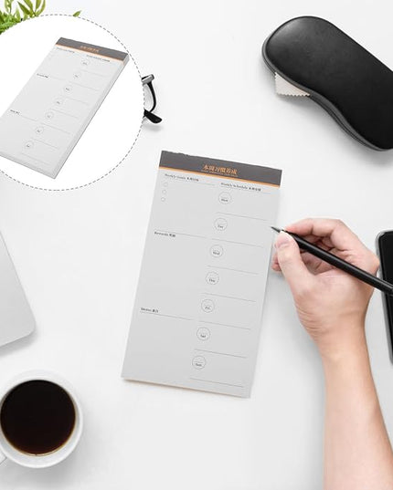 COHEALI Convenient Daily Planner Notebook with Smooth Writing Premium Weekly To-do List Schedule Notepad for Office Task Organization and Efficient Management