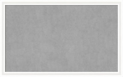 Amanti Art White Framed Magnetic Board 27x43 Large Vision Board for use with Magnets, 100% Metal Sheet to Display Items as Office Decor or for Home Organization in mudroom, Kitchen or Kids Room