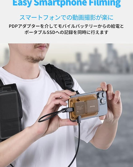 Nextorage PD & DP USB-C Adapter Compatible with Smartphones, Tablets, Laptop, Desktop PC, and More. USB C Hub Power Delivery 100W Pass-Through Charging USB Type-C DisplayPort NX-PDPA1