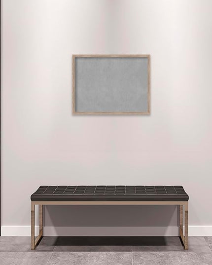 Amanti Art White Framed Magnetic Board 19x25 Medium Vision Board for use with Magnets, 100% Metal Sheet to Display Items as Office Decor or for Home Organization in mudroom, Kitchen or Kids Room