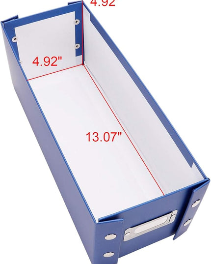 Snap-N-Store CD Storage Box - Pack of 1/2 - Durable Disc Holder with Lid to Store for Discs (2 Pack - Classic, Classic Blue)