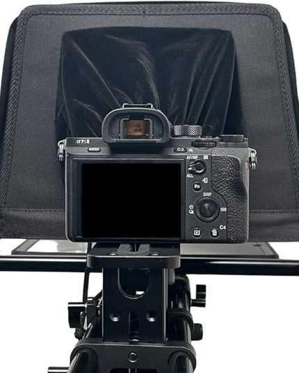 Glide Gear TMP 750 Teleprompter – All Camera & Smartphones, Tablets – 17" Glass, Hard Case, No Assembly