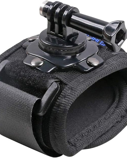 Wrist Strap Mount, 360° Rotating Arm Mount Strap Compatible with GoPro Hero 13/12/11/10/9/8/7//6/5 Black,DJI Action 6/5 pro/4/3,Insta 360 ONE R,AKASO/Campark and More Action Cameras
