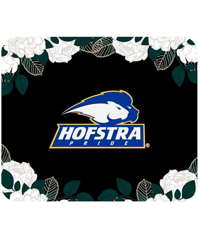 Mouse Pad, Fabric, Hofstra University Standard/Floral White