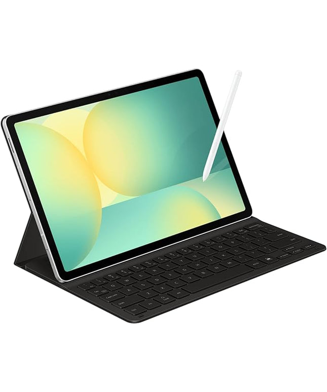 SAMSUNG Galaxy Tab S10 FE 128GB WiFi Android Tablet + Book Cover Keyboard Slim, Large Display, Long Battery Life, Powerful Processor, S Pen, US Version 2025, 2 Yr Manufacturer Warranty,Silver