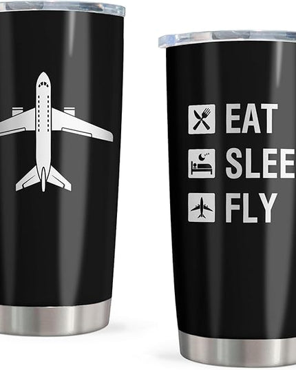 Pilot Gifts, Aviation Gifts, Best Pilot/Airplane/Aviation Gift for Men/Women, Aviation Gift for Pilots, Aviation Lover Thing, Pilots Present Aviation Men Tumbler 20oz