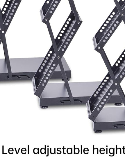 brochure display stand&Foldable Magazine Rack with 5 Pockets for Exhibition and Trade Show (67'X9.5'X14.5')