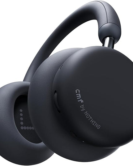 CMF by Nothing Headphone Pro Active Noise Canceling Wireless Headphones Bluetooth 5.4 Over The Ear Headset, 50H ANC Playtime, Bass&Treble Slider, Custom EQ&Spatial Audio, Hi-Res LDAC, Dark Grey