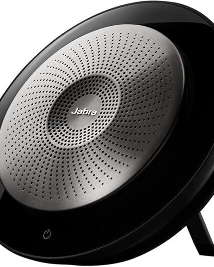 Jabra Speak 710 MS Wireless Bluetooth Speakerphone with Link 370 USB Adapter – Portable Conference Speaker for Holding Meetings Anywhere with Immersive Sound - Certified for Microsoft Teams
