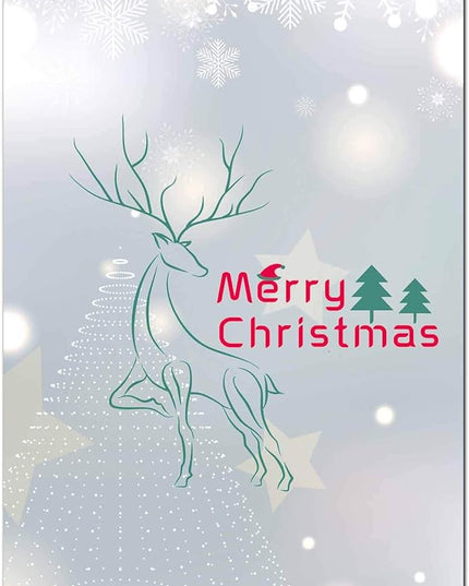 DUGUTUL Premium Festive Christmas Stationery Set Spread Holiday Joy, 48 Sheets, 8.5 x 11 Inches, 100gsm, Perfect for Personalized Gifts and Add Holiday Magic to Your Messages (E)