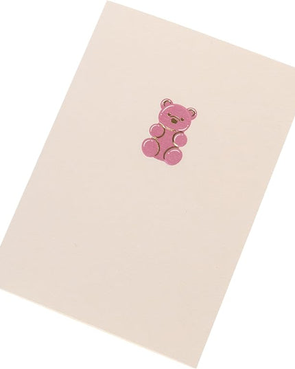 Graphique Gummy Bear Cards, Pack of 10 Cards with Envelopes, All Occasion Greetings, Blank Inside, Gold Foil Embossing, La Petite Press Collection Boxed Set, 3.25" x 4.75"