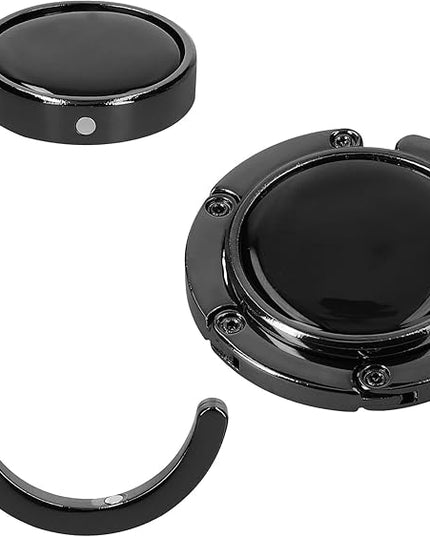 kwmobile Purse Hanger for Table (Set of 2) - Purse Hook for Table - Folding Handbag Hanger - Portable Bag Holder