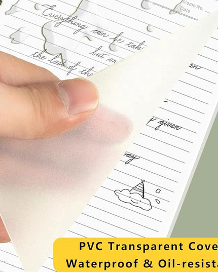 Large College Ruled Spiral Notebook 8.5" x 11" with 120gsm Thick Lined Paper, Elastic Band and Transparent Hard Cover - 3 Pack 480 Pages A4 Notepads for Journaling, Planning, Writing (Ruled, A4)