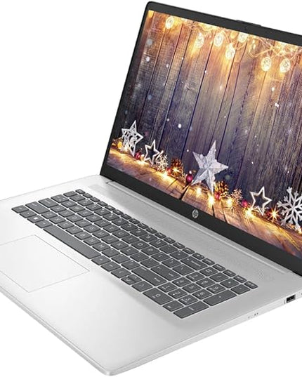 HP 17.3" Touchscreen Laptop Computer, 32GB RAM 1.5TB Storage (1TB SSD+512GB Docking Station Set), 6-Cores AMD Ryzen 5, Windows 11, PLUSERA Earphones