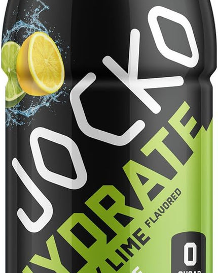 Jocko Fuel Hydrate Electrolyte Drinks - Sports Drink Hydration Amplifier, Thirst Quencher - Scientifically Formulated Electrolyte Blend Lemon-Lime 16 Oz (12 Pack)