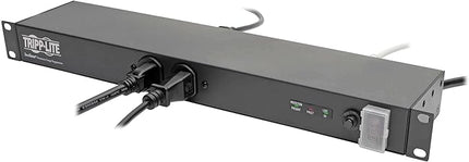 Tripp Lite 12-Outlet Isobar Network-Grade Rackmount Surge Protected PDU Power Strip, 15A 120V, 3840 Joules Protection, 15ft Cord with 5-15P, 25,000 Insurance (IBAR12)