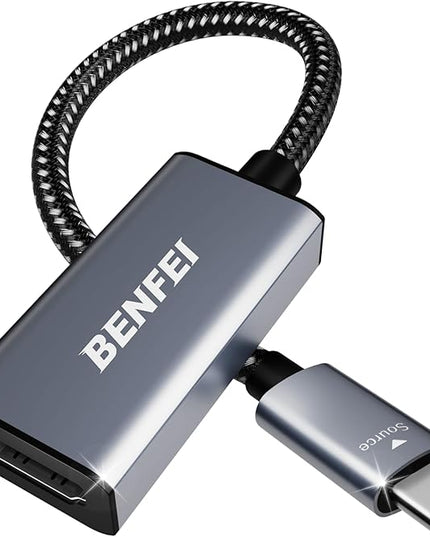 BENFEI USB C to HDMI Adapter 4K@60Hz, USB Type-C to HDMI Adapter [Thunderbolt 3/4/5 Compatible] with iPhone 15 Pro/Max, MacBook Pro/Air 2023, iPad Pro, iMac, S23, XPS 17, Surface Book