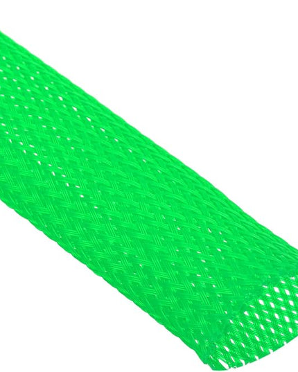 uxcell Expandable Sleeving,1 3/16-inch 10ft Cable Sleeve, Green