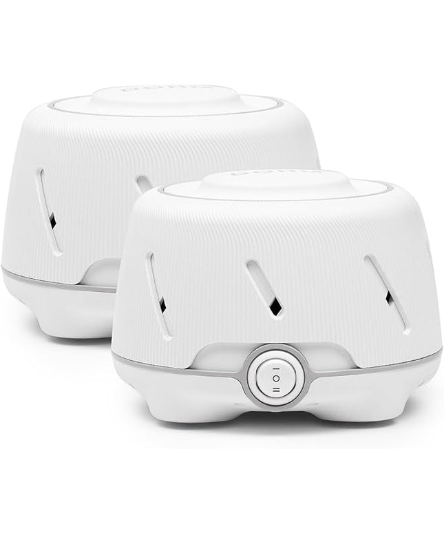 Yogasleep Dohm (2 Pack White/Gray) The Original White Noise Machine, Relaxing Natural Sound from a Real Fan, Sleep Aid & Noise Cancelling for Adults & Baby, Office Privacy & Meditation, Baby Registry