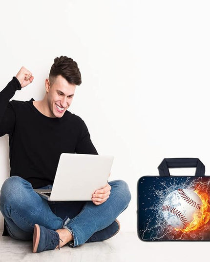 AMARY 11.6" 12.1" inch Laptop Sleeve Neoprene Notebook Laptop case Chromebook Sleeve Ultrabook Case Tablet Cover Fit Apple MacBook Air HP DELL Lenovo Asus Samsung (Baseball)