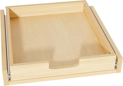 Grehitk Pullout Cabinet Organizer, 17''W×21''D×3''H Slide Out Shelves for Kitchen Cabinets, Pull out Drawers for Kitchen Cabinets, Pantry, Bathroom, & Storage Organization
