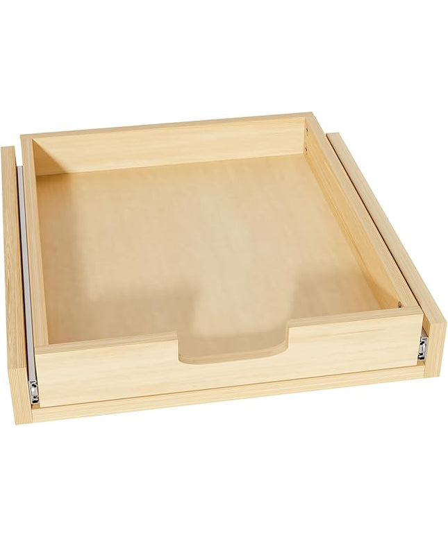 Grehitk Pullout Cabinet Organizer, 17''W×21''D×3''H Slide Out Shelves for Kitchen Cabinets, Pull out Drawers for Kitchen Cabinets, Pantry, Bathroom, & Storage Organization