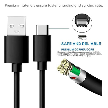 Fast USB Type C Charger for Android 10 11 12 13 14 Tablet, Cwowdefu,Dreamtab,ONN,Aocwei,Byybuo,Asus, New Amazon Kindle 2024 11th 12th Fire 7, HD 8 10 Max 11 Pro，LG/Samsung Galaxy Tablet Charging Cable