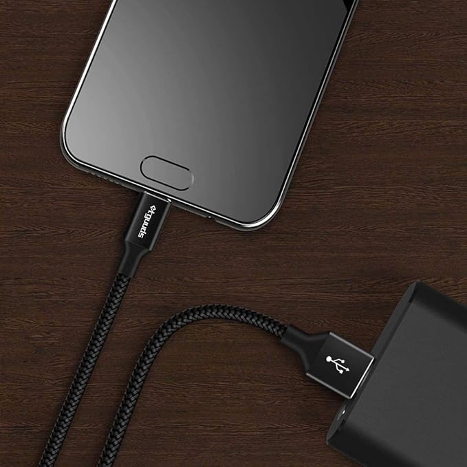 etguuds USB A to USB C Cable 6.6ft, 2-Pack, 3A Fast Charging Type C Charger Cord for iPhone 17 16 15 Pro Max 16e 17 Air, Samsung Galaxy S25 S24 S23 S22 S21 S20 A17 A16 A56 A55 Flip Fold, Black