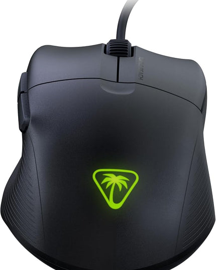 Turtle Beach Pure SEL Wired RGB Gaming Mouse, Ultra-Light 49g Ergonomic Design, 8000 DPI Optical Sensor, Mechanical Switches, Pretension System, Pure PTFE Glides, AIMO RGB Lighting – Black