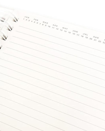 Graphique Designer Notebooks - Positive Mind. Positive Life. - Spiral Bound Writing Journals for Offices, Schools, Classrooms, and More - Hard Cover with 160 Ruled Pages (6.25" x 8.25")