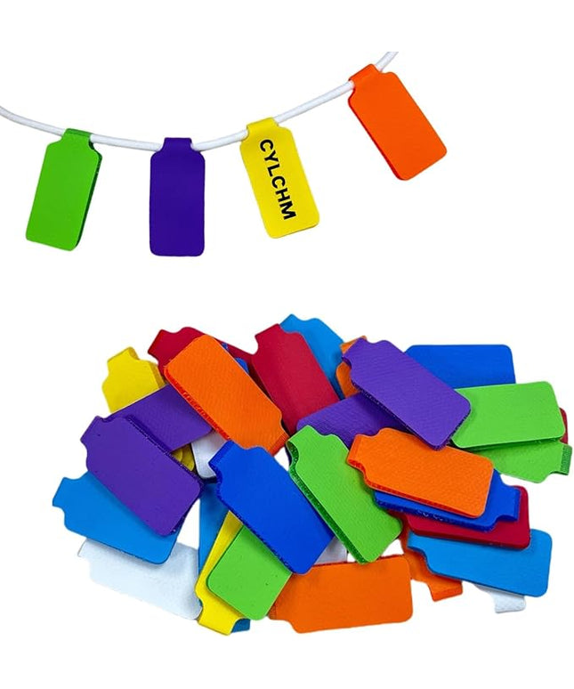 24PCS Multi-Color Cable Ties - Reusable Fastening Straps for Electronics and Cord Organizer, 8 Colors
