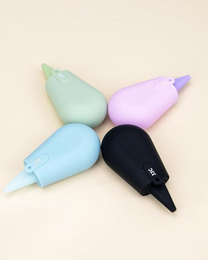 JJC Pocket-Sized Silicone Camera Dust Blower Lens Air Blower, Small Camera Lens Cleaner Air Blower for Sensor LCD Keyboards Filters Printing, Lilac Portable Dust Blower for Outdoor Travel Cleaning